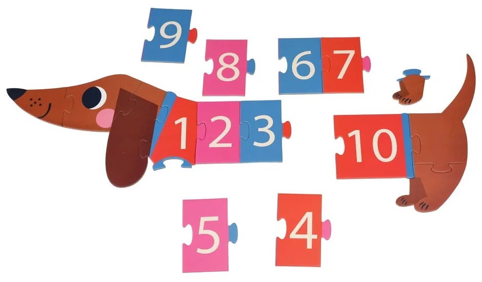 Puzzle (počet dielikov 16) Sausage Dog – Rex London