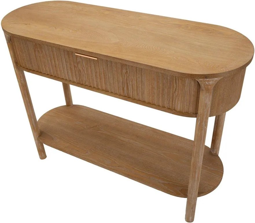 Konzolový stolík z jedlového dreva v prírodnej farbe 40x110 cm Gothenburg – Mauro Ferretti