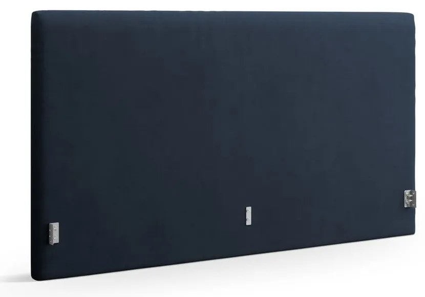 Tmavomodré čalúnené čelo postele 150,5x100 cm Remo – Micadoni