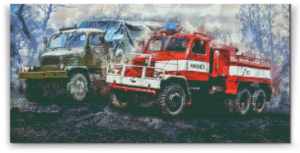 Gario Diamantové maľovanie Praga V3S Rozmery: 80 x 40 cm, Rámovanie: Iba zrolované plátno, Diamanty: Štvorcové