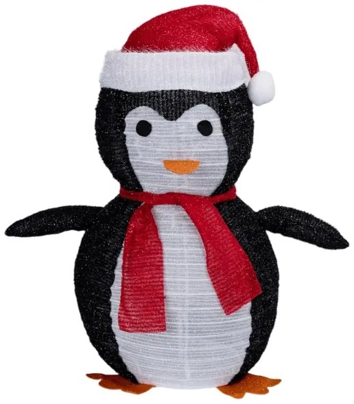 Aigostar - LED vianočná vonkajšia dekorácia 50xLED/3xAA 0,7m IP44 tučniak