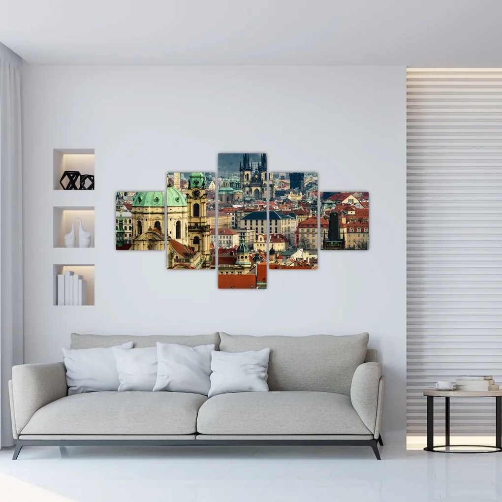 Obraz - Panorama Prahy (125x70 cm), 40 ďalších rozmerov