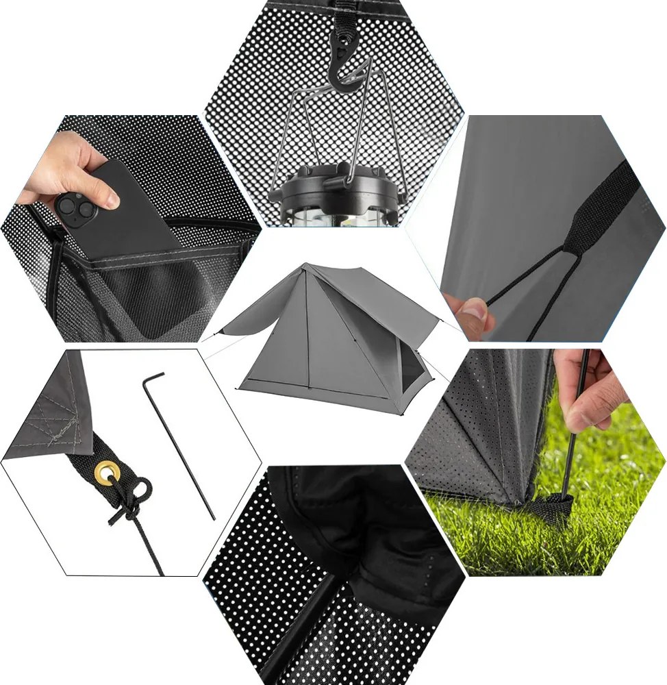 Stan na kempovanie s prenosnou taškou