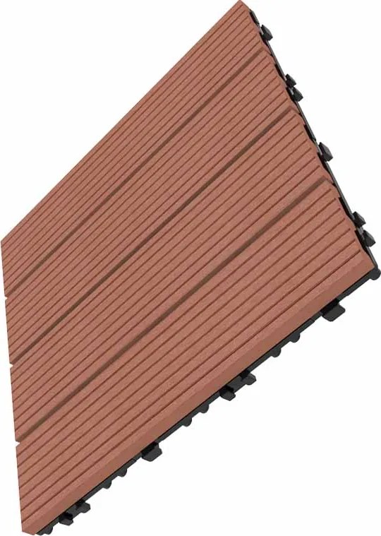 WPC dlaždica LEGI BASE 30 x 30 cm, chocolate