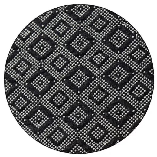 Kúpeľňový kobereček DogBath 160 cm čierny