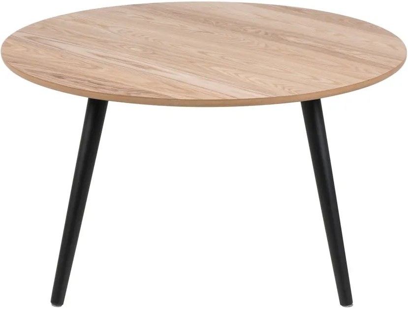 Konferenčný stolík s dyhou z jaseňa Actona Stafford, ⌀ 80 cm