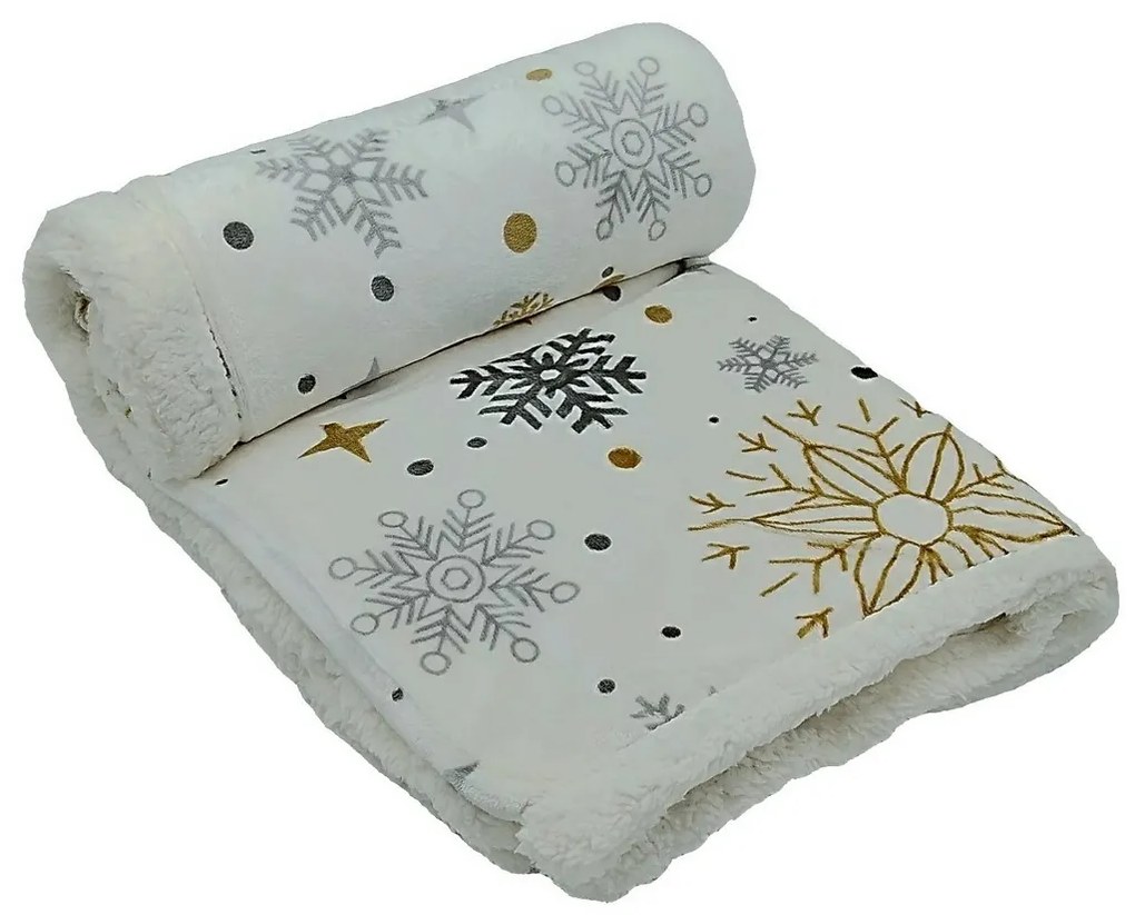 Jahu Baránková deka Magic white, 150 x 200 cm