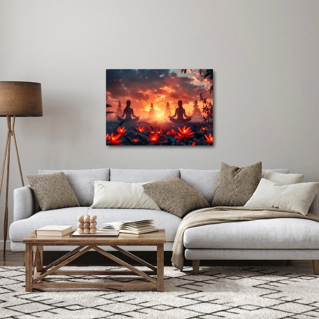 Obraz - Jóga v prírode (70x50 cm)