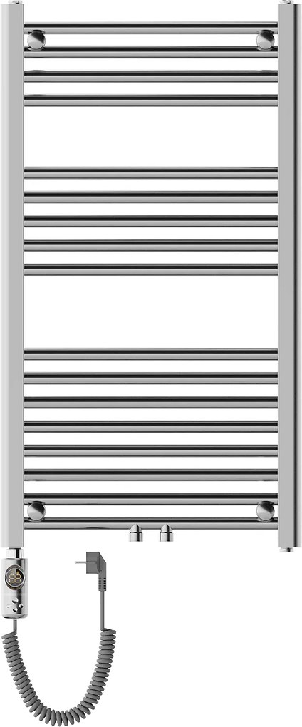 Mexen Mars, elektrické vykurovacie teleso 900x500 mm + vykurovacia tyč 300 W, chrómová, W110-0900-500-2300-01