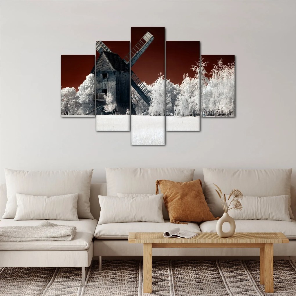 Obraz mlyna (150x105 cm)