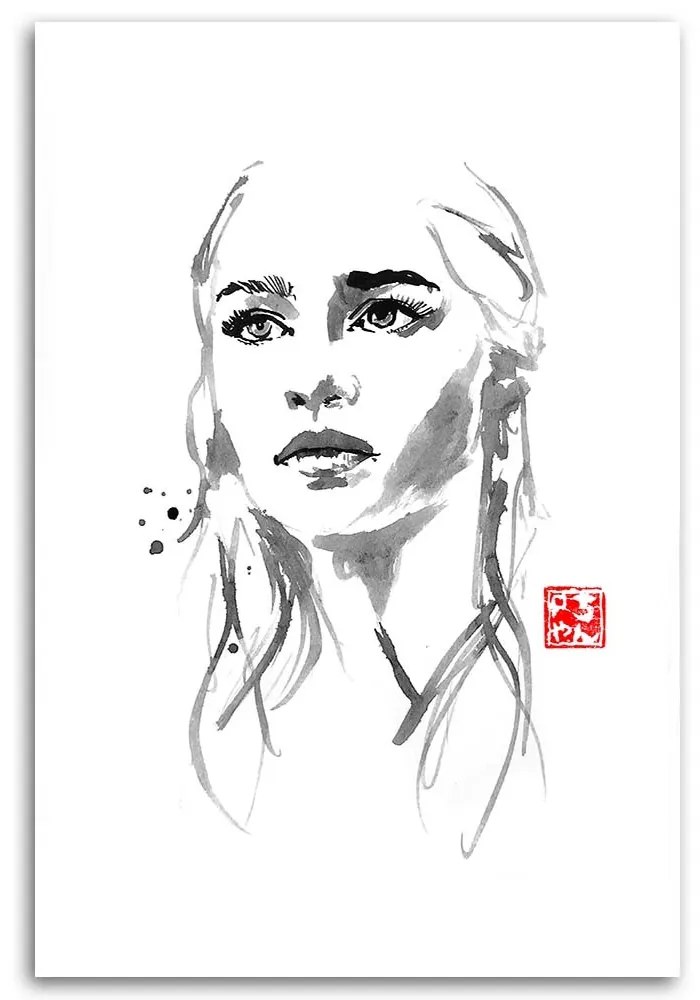 Gario Obraz na plátne Hra o tróny, Daenerys Targaryen - Péchane Rozmery: 40 x 60 cm