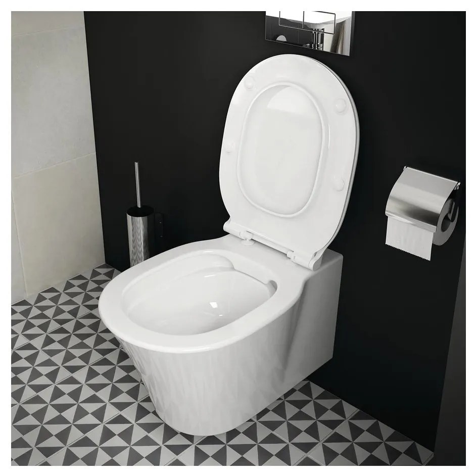 Ideal Standard Connect Air - Závesné WC RIMLESS, biela E015501