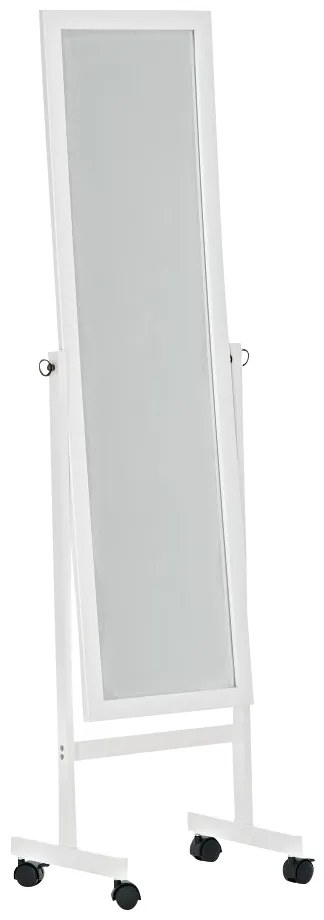 Stojace zrkadlo Yolanda - 150x45x30 - Biela