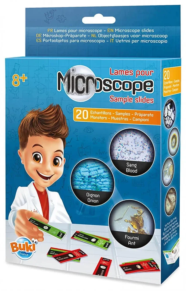 Preparáty pre mikroskop 20 ks