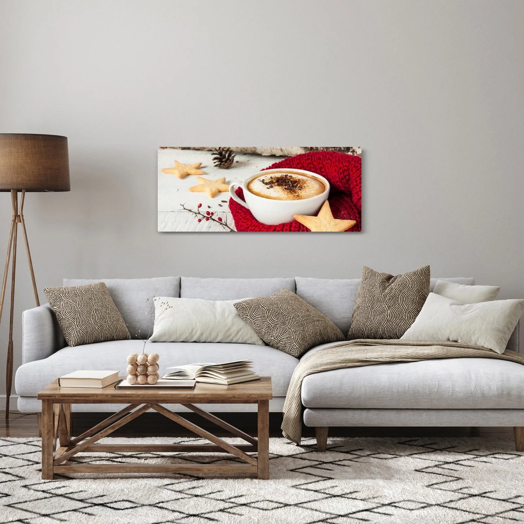 Obraz - Cappuccino (120x50 cm)