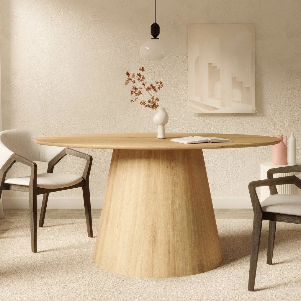 Jedálenský stôl SOLAN 160 cm dub prírodný