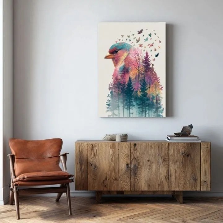 Obraz na plátne Lesná sova - Mystická dekorácia