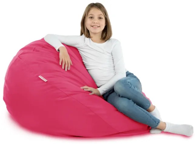 Plyšový sedací vak SAKO Ružový