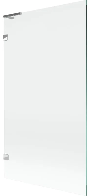 Mexen, Mexen Lunar L 1-krídlová vaňová zástena 100 x 150 cm, transparentná, chróm - 897L-100-000-01-00
