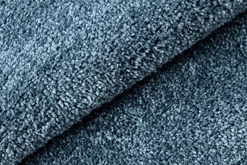 Dywany Łuszczów, Kusový koberec Berber 9000 blue kruh, 120x120 (priemer) kruh, modrá, obývacia izba