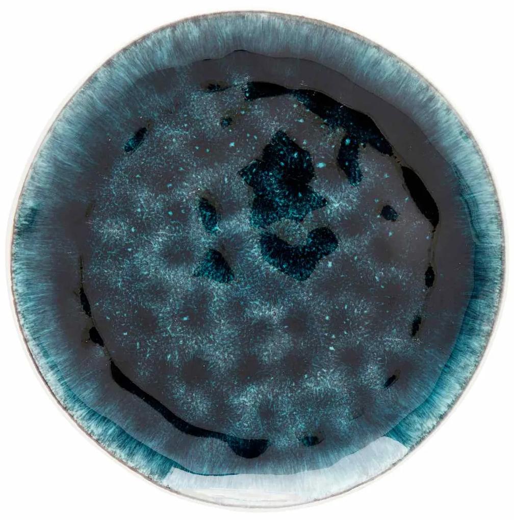 Mustique tanier modrý Ø21 cm