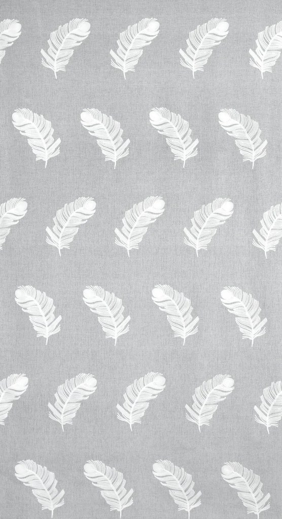 ZÁCLONA NA KRÚŽKOCH LIRENA 140X250 CM VZOROVANÁ