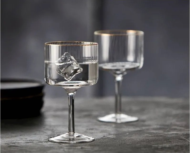 Súprava 4 pohárov na gin &amp; tonic Lyngby Glas Palermo, 320 ml