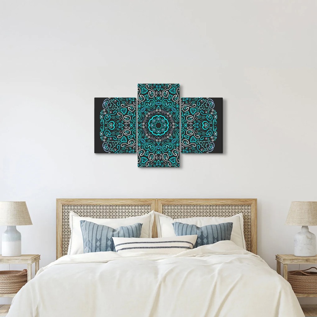 Obraz ornamentálne abstrakcie (90x60 cm)