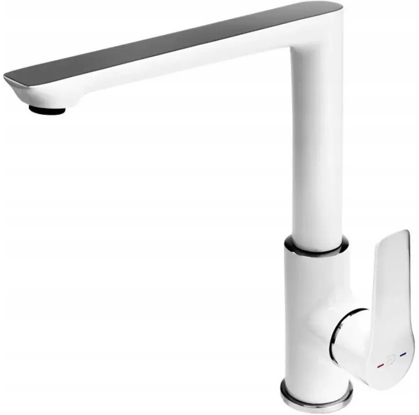 F-Design Avanza, stojanková drezová batéria, chrómová-biela, FD1-A01-4-31