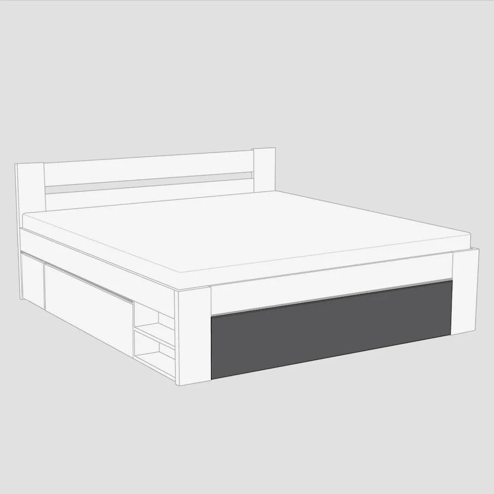 BTC KIRA ČELO 2: 180x200 Varianta: CASHMERE