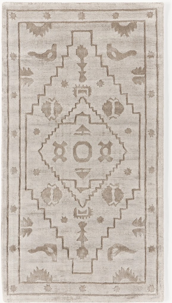 Ručne tkaný viskózový koberec Shaila