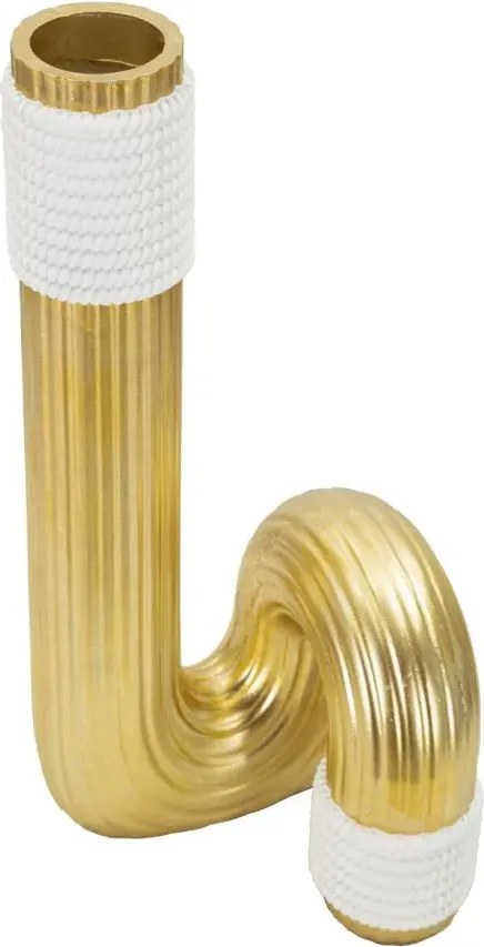 Váza Bann Big 30 cm zlatá/biela