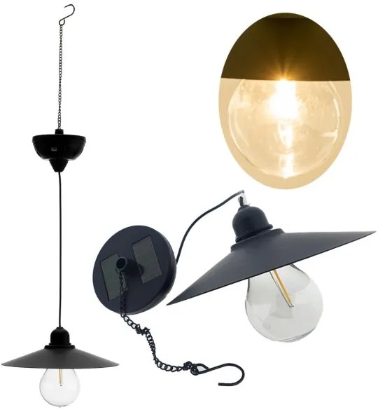 LED Solárny luster na lanku DINA 1,2V 200 mAh IP44