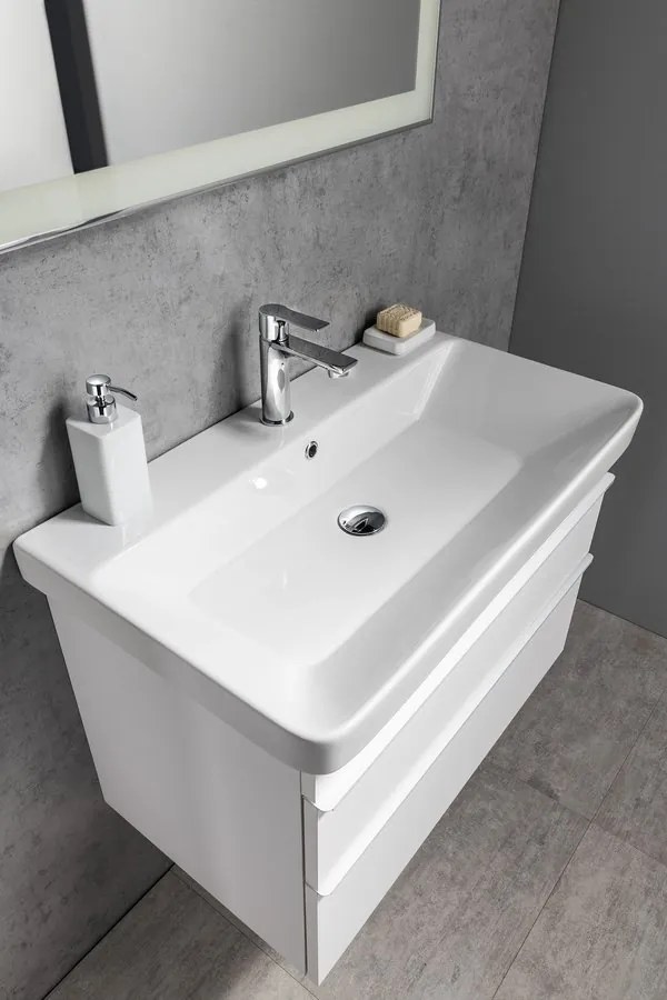 Sapho Sapho, Kúpeľňový set SITIA 80, biela matná, KSET-033