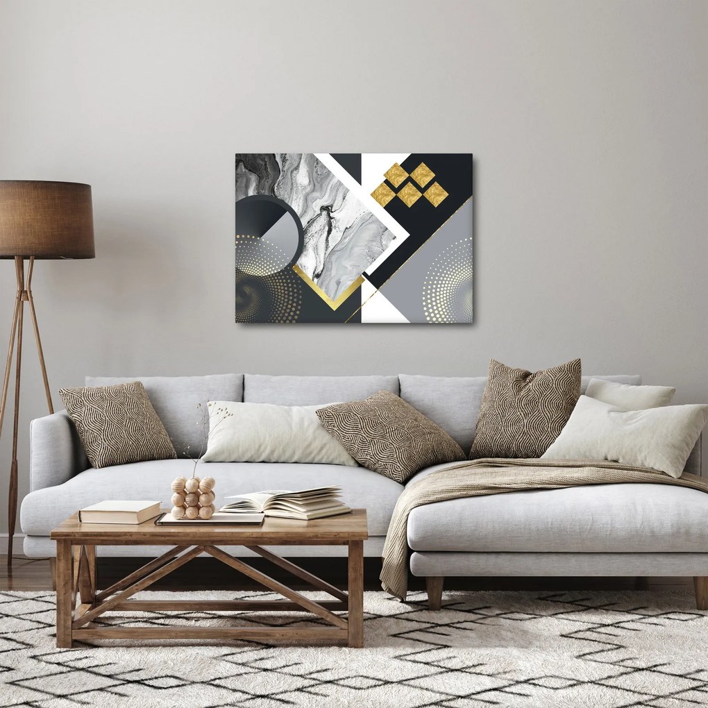Obraz - Texturoavná koláž (70x50 cm)