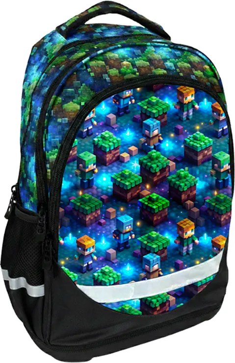 Školský batoh anatomický REYBAG Pixel World