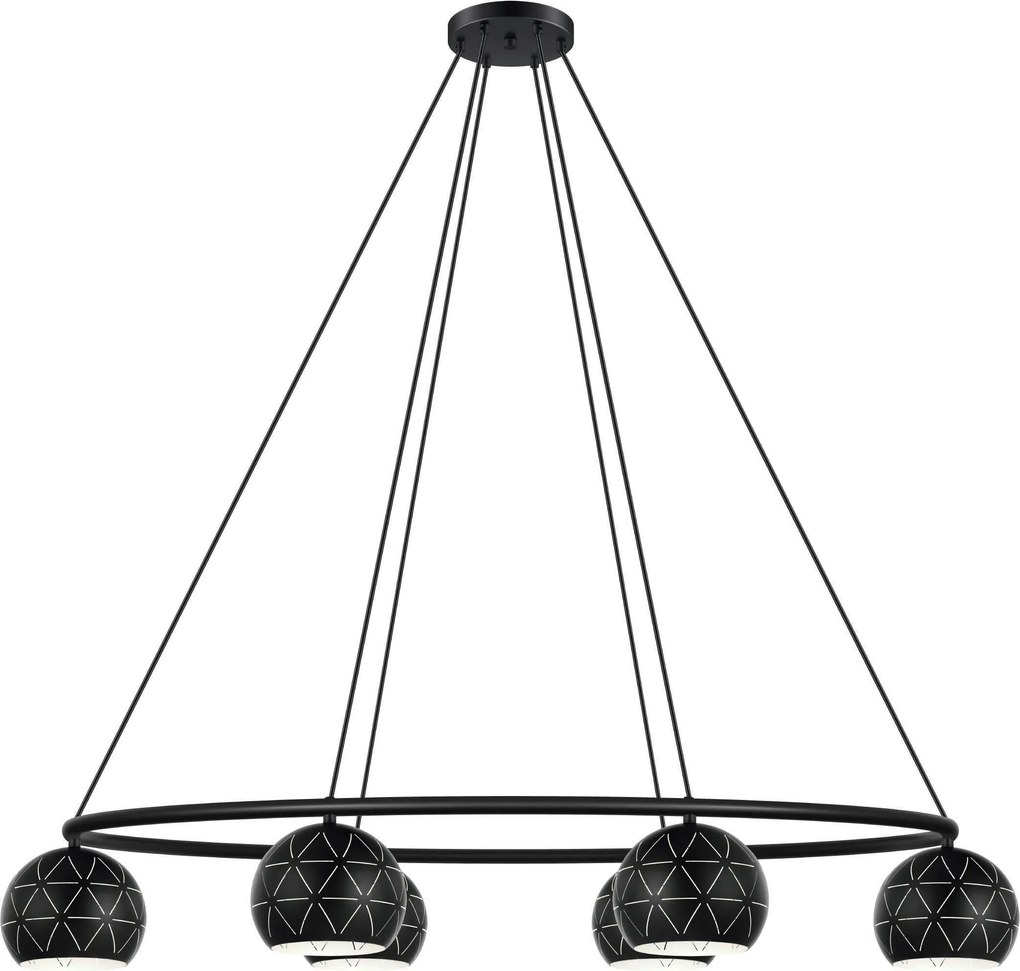XXXLutz ZÁVESNÉ SVIETIDLO, 115/52/110 cm Eglo - Online Only bytové doplnky - 003348282101