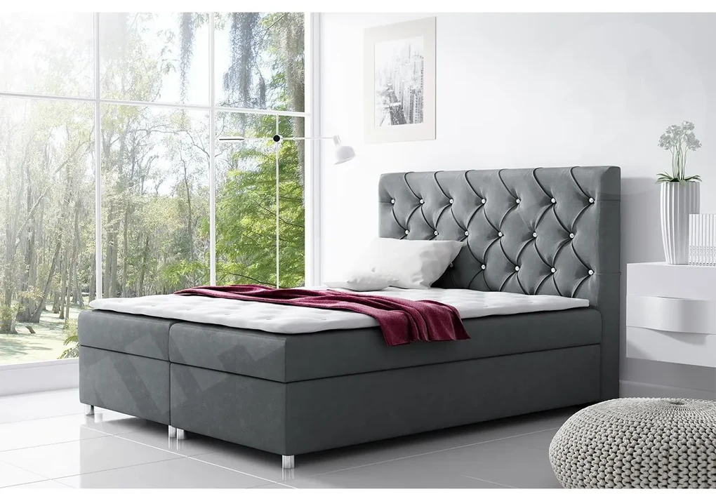 Posteľ kontinentálna Balicci, Rozmer postele: 120x200, Dostupné poťahy: Primo 8813