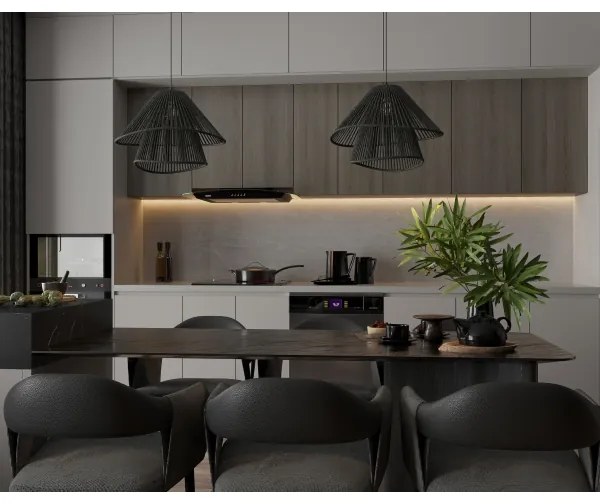 MAXLIGHT P0580 - Luster na lanku AMALFI 1xE27/15W/230V pr. 45 cm čierna