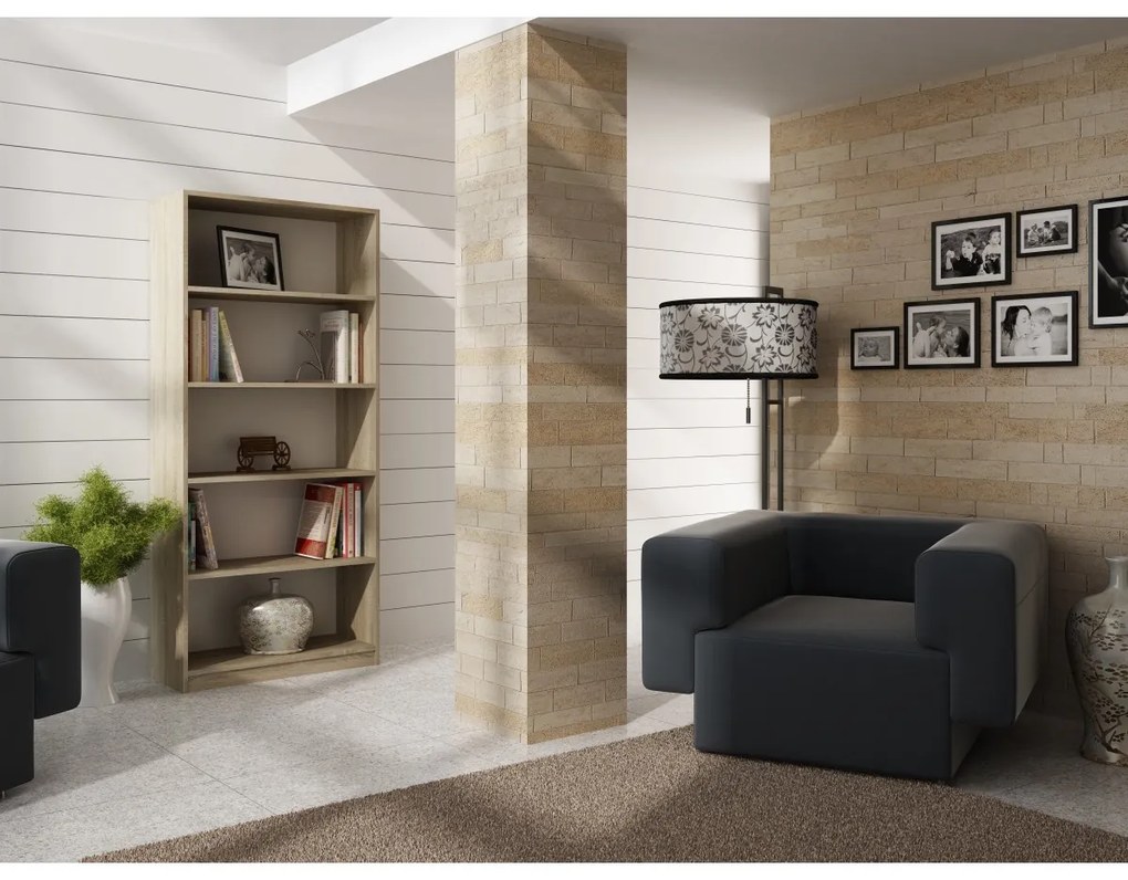 Knižnica SEGREGATORY R80 dub country