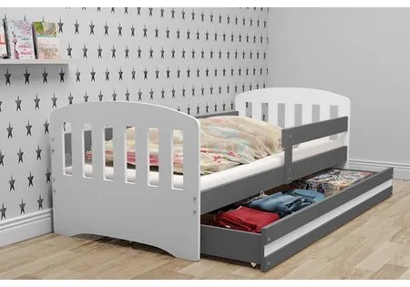 Detská posteľ CLASSIC 160x80 cm Šedá