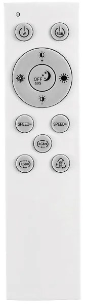 Rabalux 71001 - LED RGB Stmievateľné stropné svietidlo FARAMIR LED/18W/230V + DO