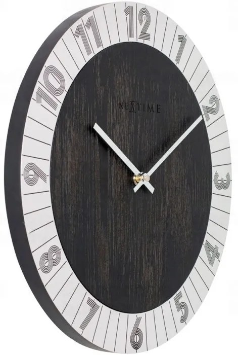 Designové nástěnné hodiny 3198zi Nextime Flare 35cm