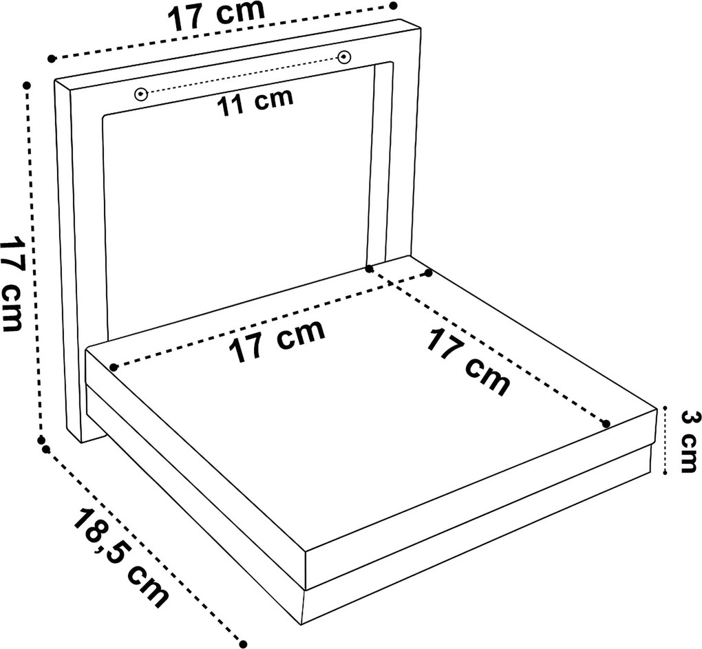 Závesný stojan na kvety TORGET čierny