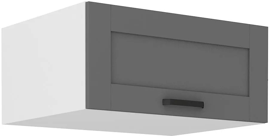Horná kuchynská skrinka Lucid 80 NAGU-36 1F (korpus: biela + front: mdf dustgrey). Vlastná spoľahlivá doprava až k Vám domov. 1134723