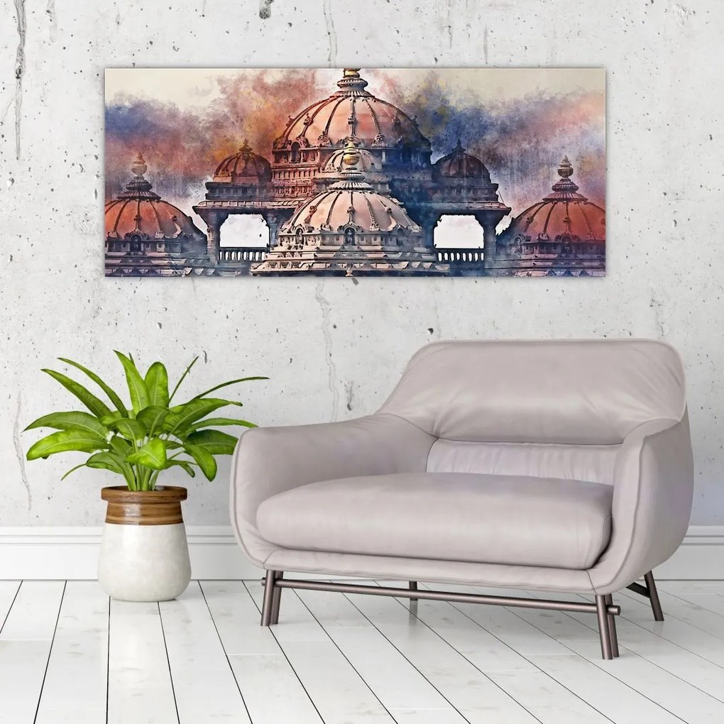 Obraz - Akshardham, Nové Dílií, India (120x50 cm)