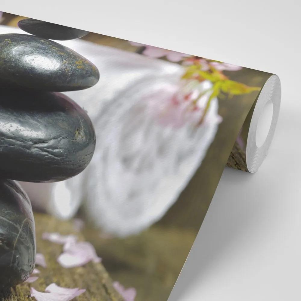 Samolepiaca fototapeta Zen relaxačné kamene - 450x300