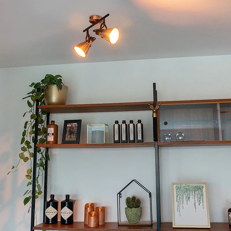 Klasické bodové svetlo medené - Jos 2