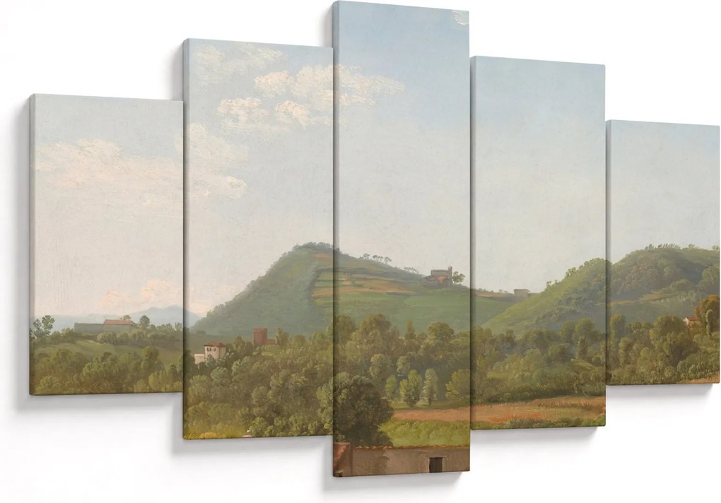 Obraz - Simon Denis,  View Near Naples, reprodukcia (150x105 cm)