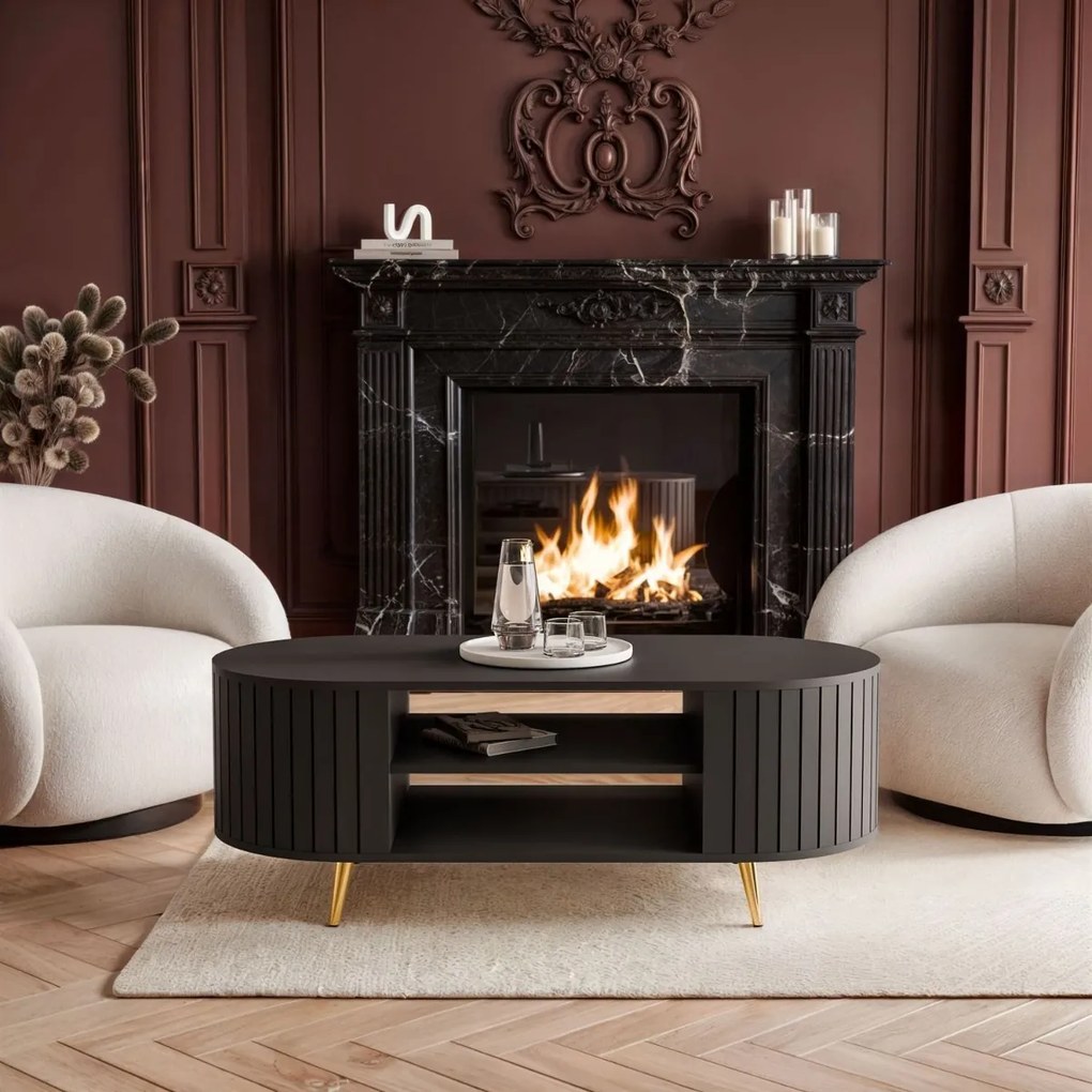 KONFERENČNÝ STOLÍK LANDRY 3 ČIERNY